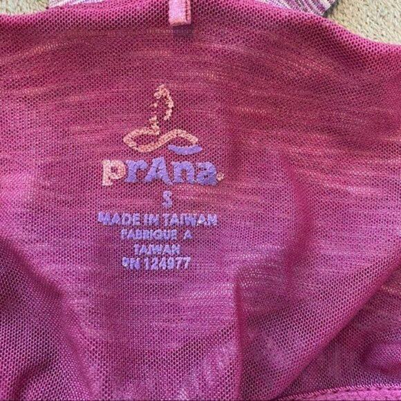 PrAna Women's Amaya Eggplant‎ Purple Space Dye Shelf Bra Racerback Dress Size S - Picture 6 of 7